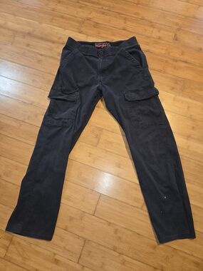 Wrangler ATG Pants Men's 32x32 All Terrain Gear Black Hiking Stretch Outdoor